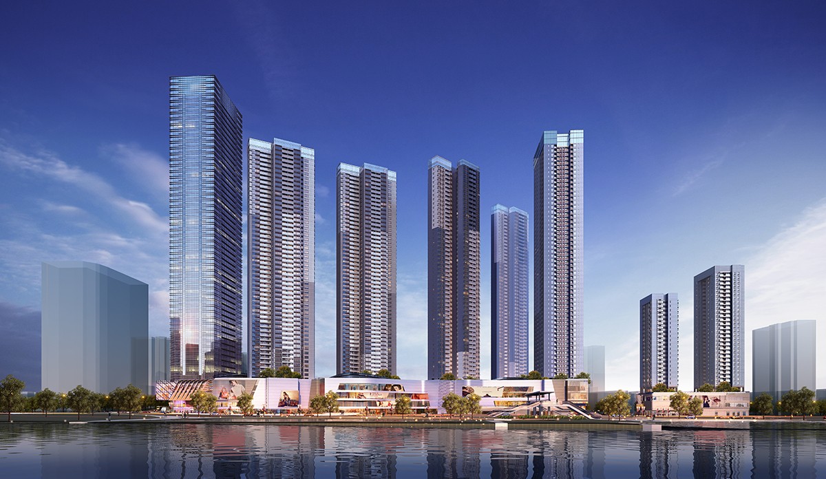 02沿洪湖公園透視圖1